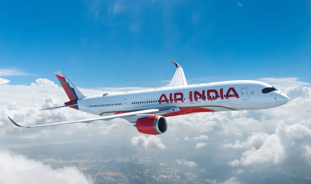 Airbus A350 Air India - Grafika: Airbus