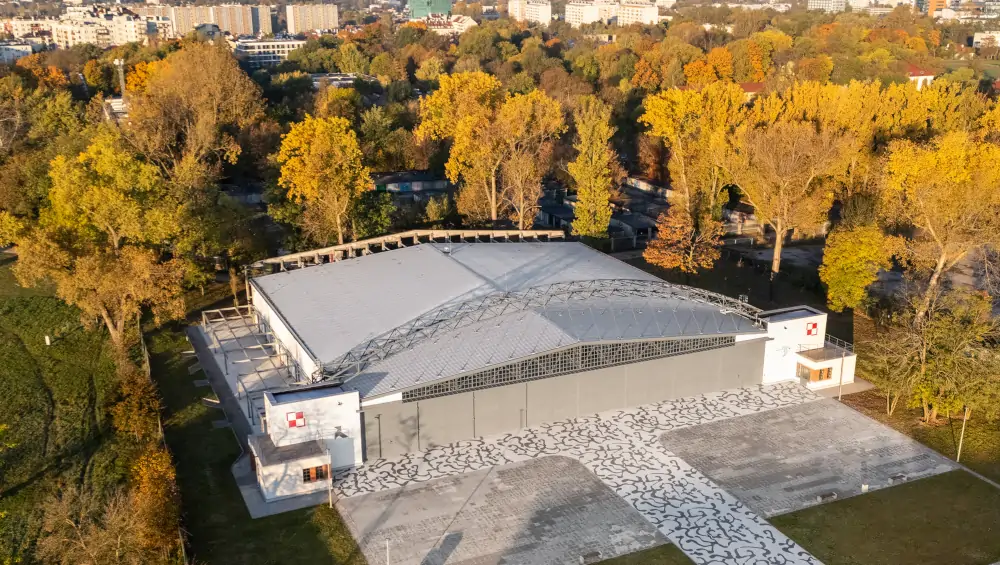 Hangar nr 5 w Muzeum Lotnictwa Polskiego