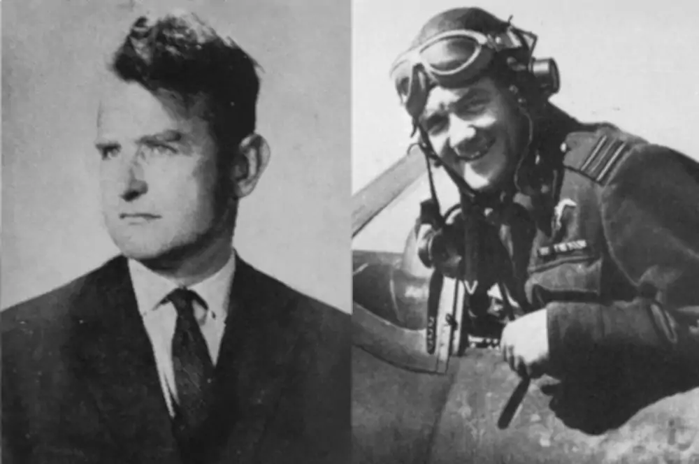 Prof. Tadeusz Sołtyk i ppłk. pilot Jan Zumbach - Foto: Public Domain / Wojskowa Agencja Fotograficzna / Royal Air Force - Devon S A (Mr)