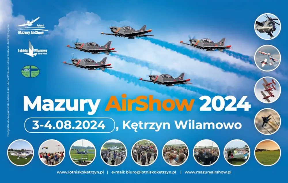 Plakat Mazury Air Show 2024