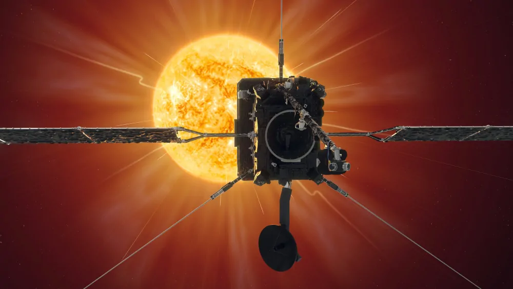 Solar Orbiter zbliżający się do Słońca