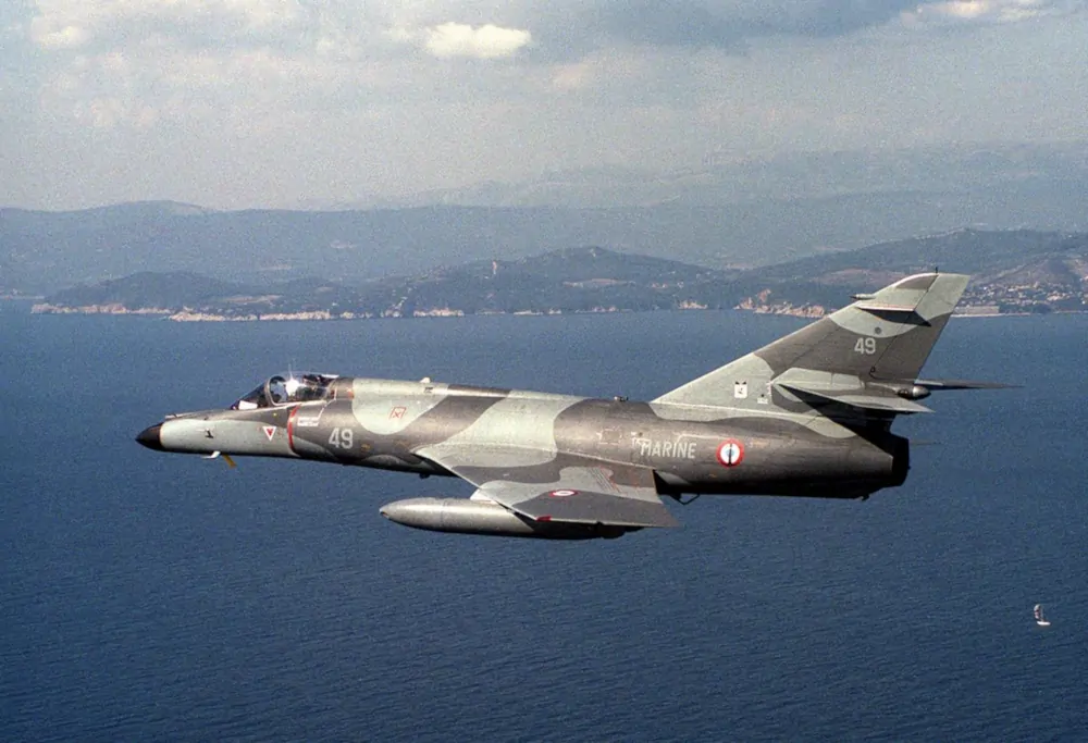 Aéronavale Dassault Super Étendard w służbie Francuskich Sił Powietrznych (1988r)