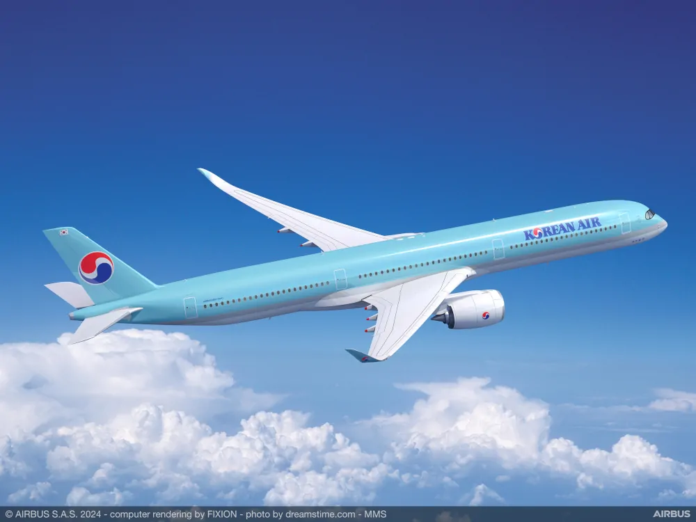 A350-1000 Korean Air - Grafika: Airbus