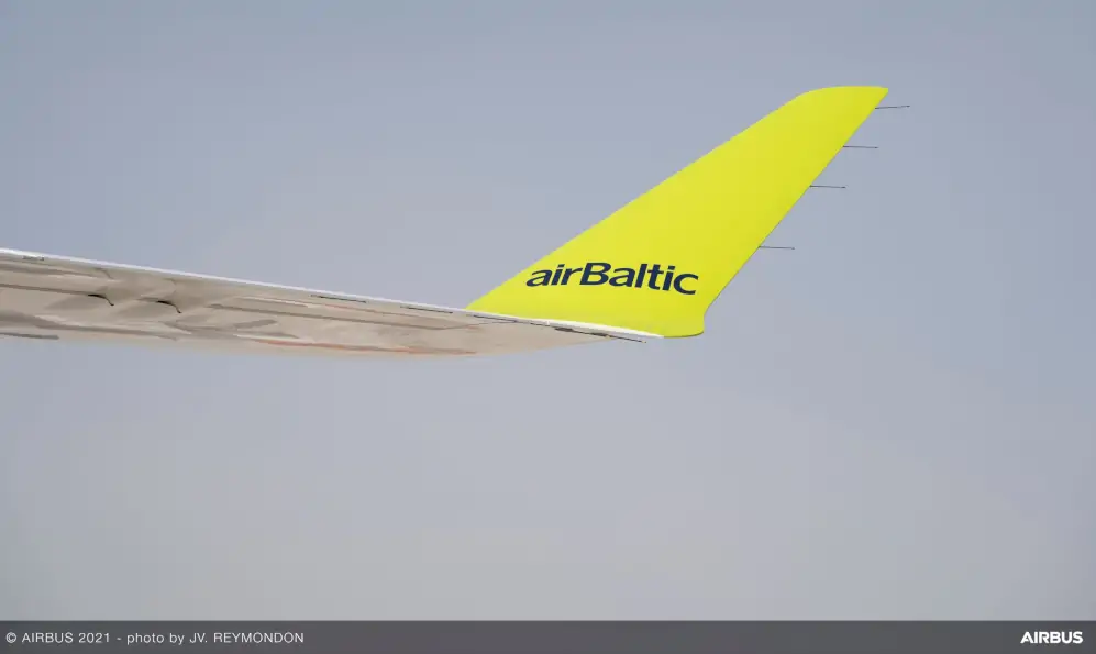 Winglet A220 airBaltic - Foto: Airbus