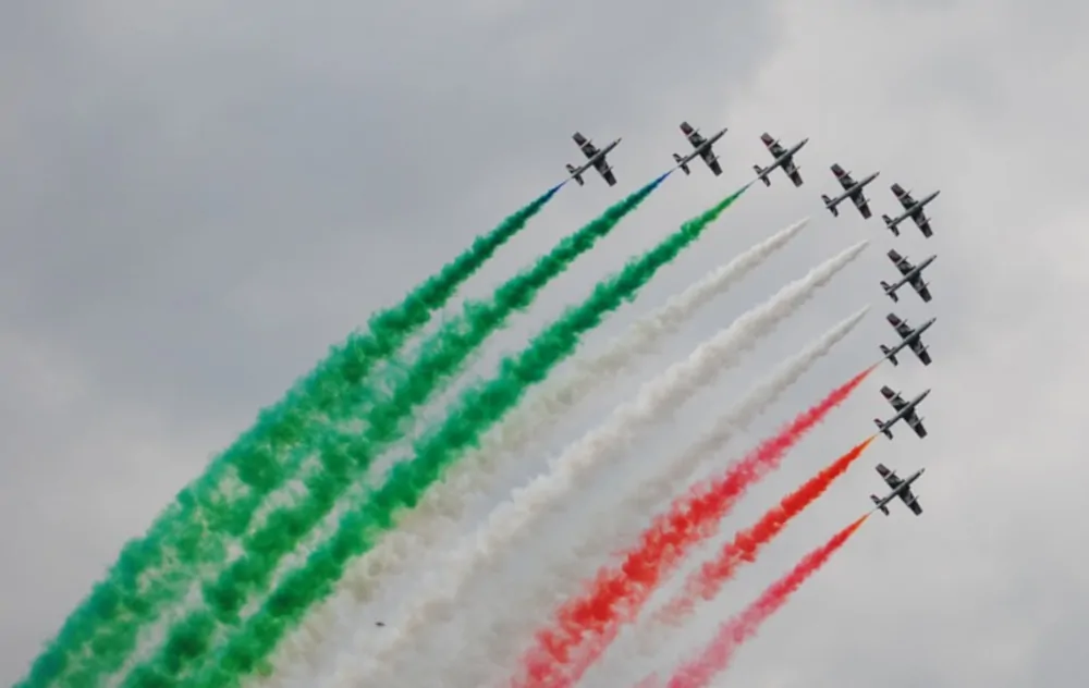 Pokazy lotnicze - Frecce Tricolori
