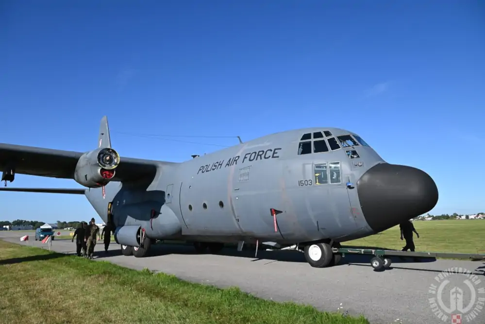 C-130 Herkules, który od 14 lat służył w Polsce zakończył służbę