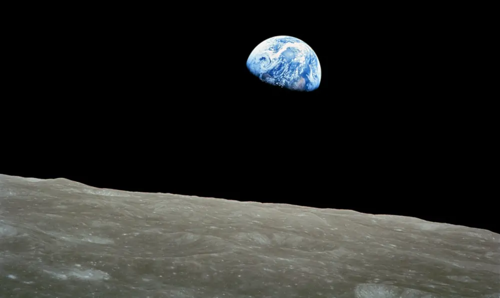 Ziemia widziana z Księżyca - Źródło: Pixabay License