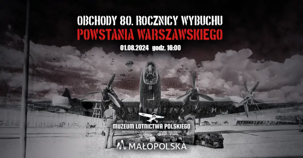 80. rocznica wybuchu Powstania Warszawskiego - Uroczystości i wystawy w Muzeum Lotnictwa Polskiego