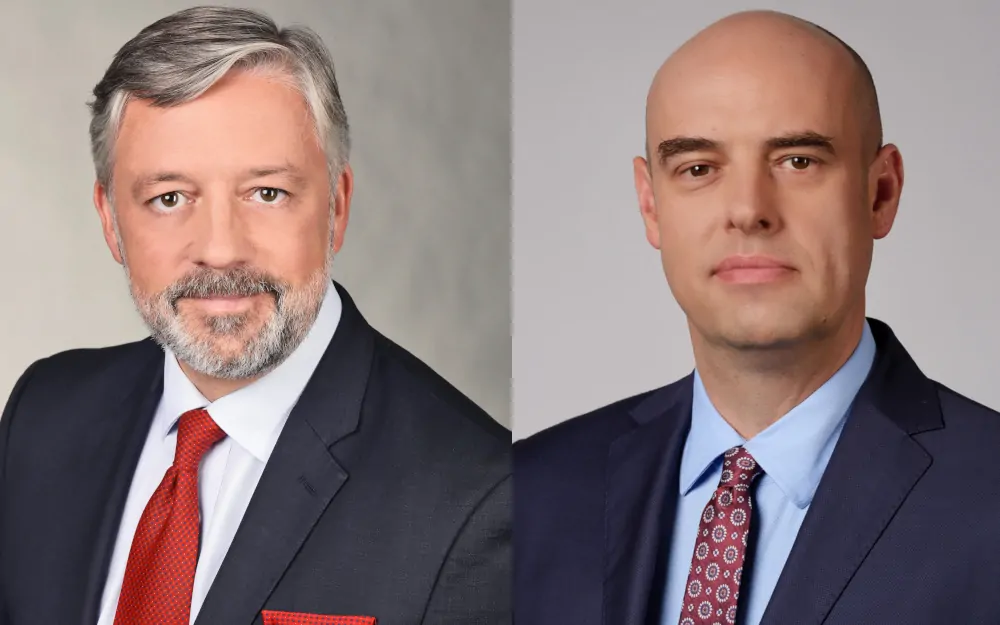 Dr Filip Czernicki (po lewej) został powołany na stanowisko Prezesa Zarządu z dniem 12 kwietnia 2024, a Marcin Michalski (po prawej) na stanowisko Członka Zarządu z dniem 22 kwietnia 2024 r.