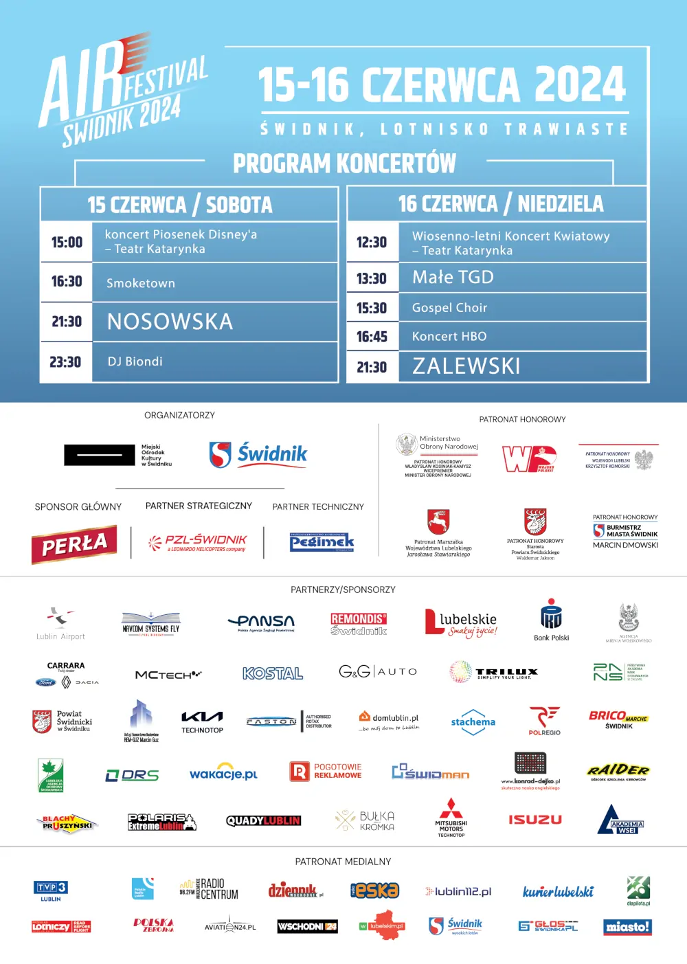 Program ramowy Świdnik Air Festival