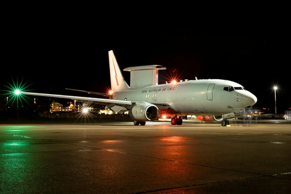 Australijski samolot E-7A kończy misję w Europie