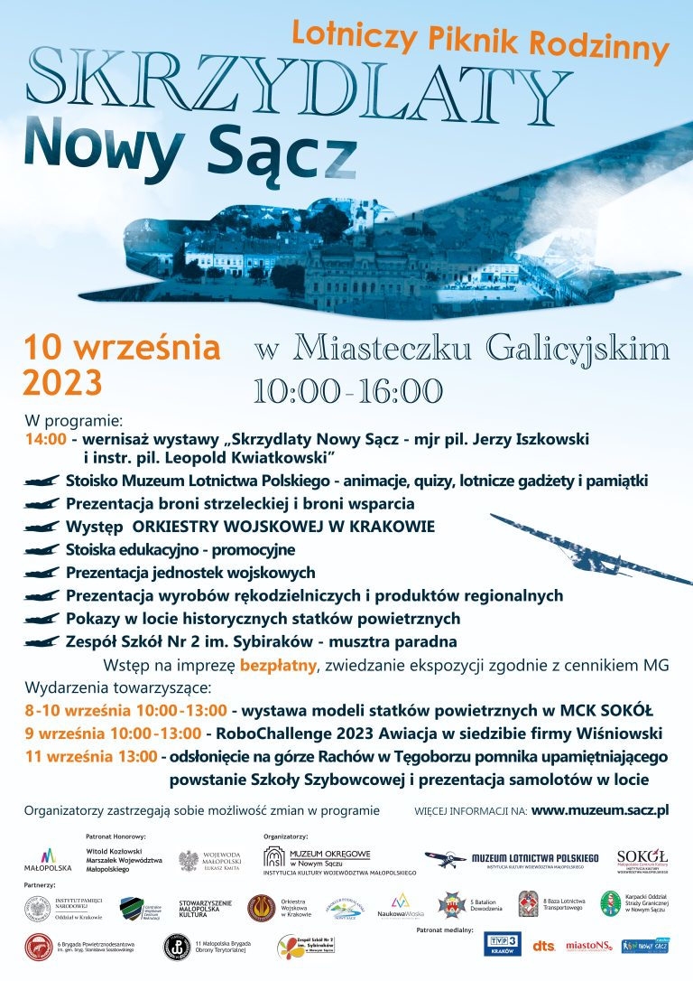  - Grafika: Plakat imprezy - Źródło Muzeum Lotnictwa Polskiego