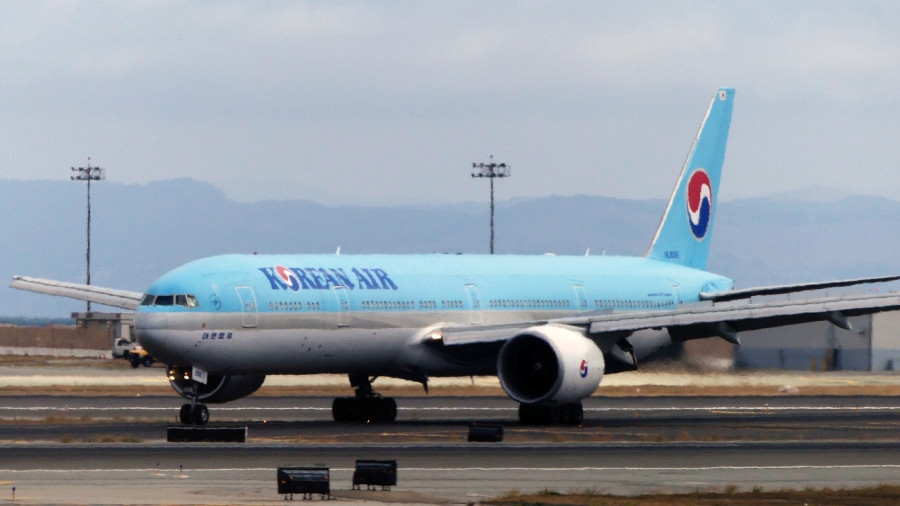 Korean Air na SFO - Foto: Mirosław Waluś