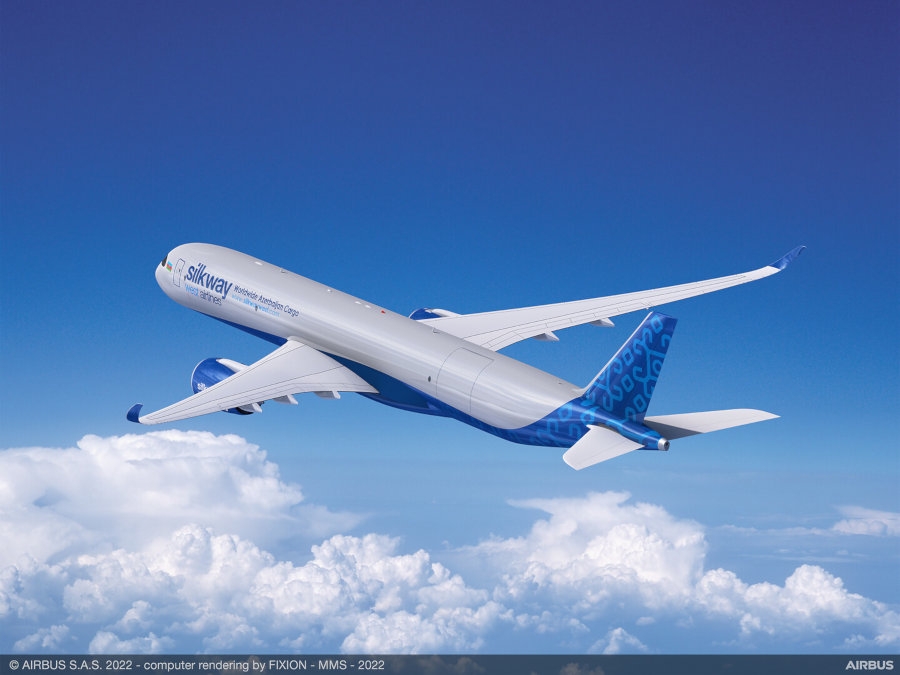 Silk Way West Airlines zamówiły dwa frachtowce A350F. - Foto: Airbus