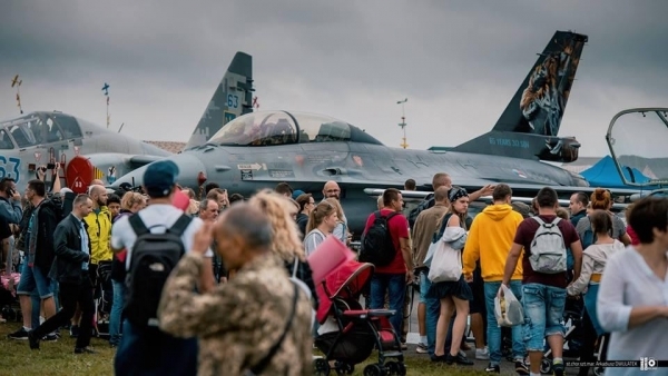 Wystawa statyczna podczas poprzedniej edycji Air Show w Radomiu - Zdjęcie: st.chor.sztab. Arkadiusz Dwulatek