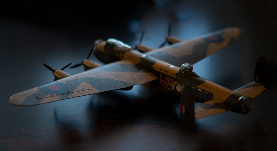 Model bombowca Avro Lancaster