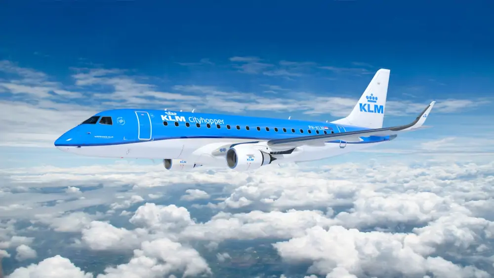 Embraer E175 w barwach KLM