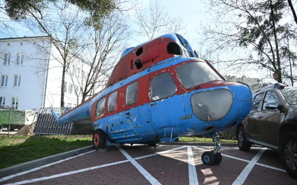 Mi-2 posłuży jako jedna z atrakcji dla dzieci na placu zabaw
