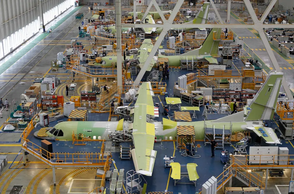 Produkcja C295 w Sewilli - Foto: Airbus